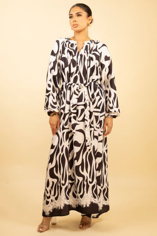 The Black/White Breezefield Dress