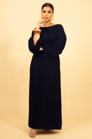 The Navy Miravine Dress