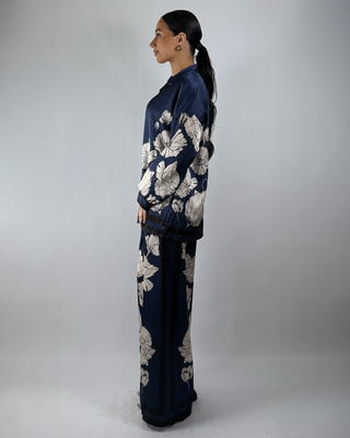 The Navy Silken Petal Set