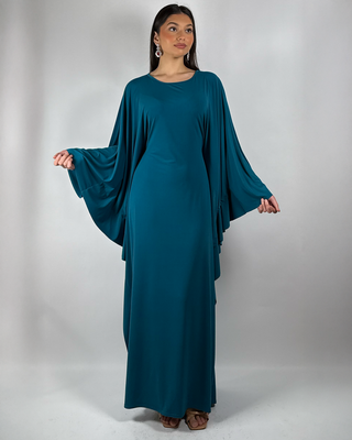 The Teal Mistfall Kaftan