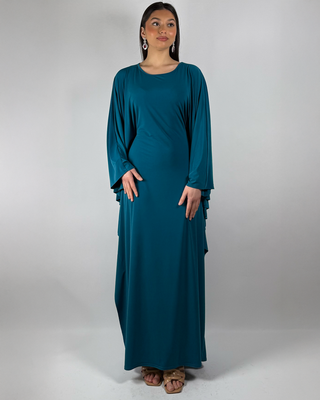 The Teal Mistfall Kaftan