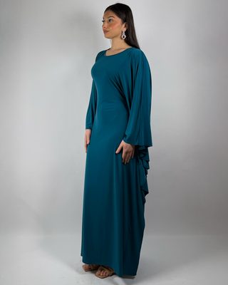 The Teal Mistfall Kaftan