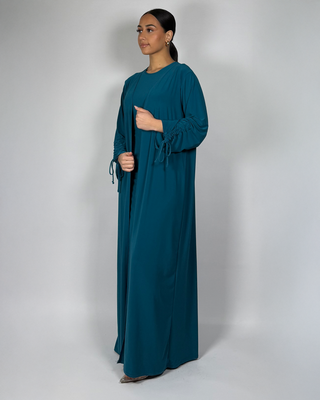 The Teal Midnight Willow Abaya