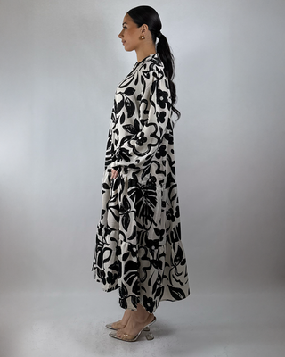 The Black Sunpetal Dress