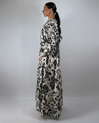 The Black Petalcrest Dress