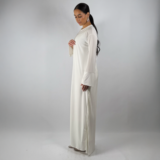 The White Starshade Abaya