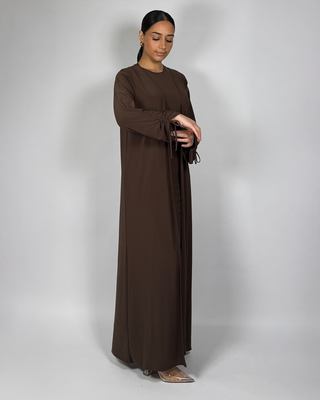 The Brown Midnight Willow Abaya