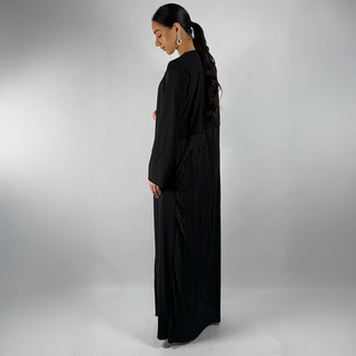 The Black Starshade Abaya