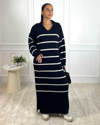 The Navy Winter Grove Dress