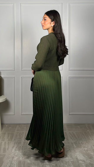 The Khaki Midnight Breeze Dress